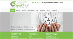Desktop Screenshot of capitalclinicalpsychology.com